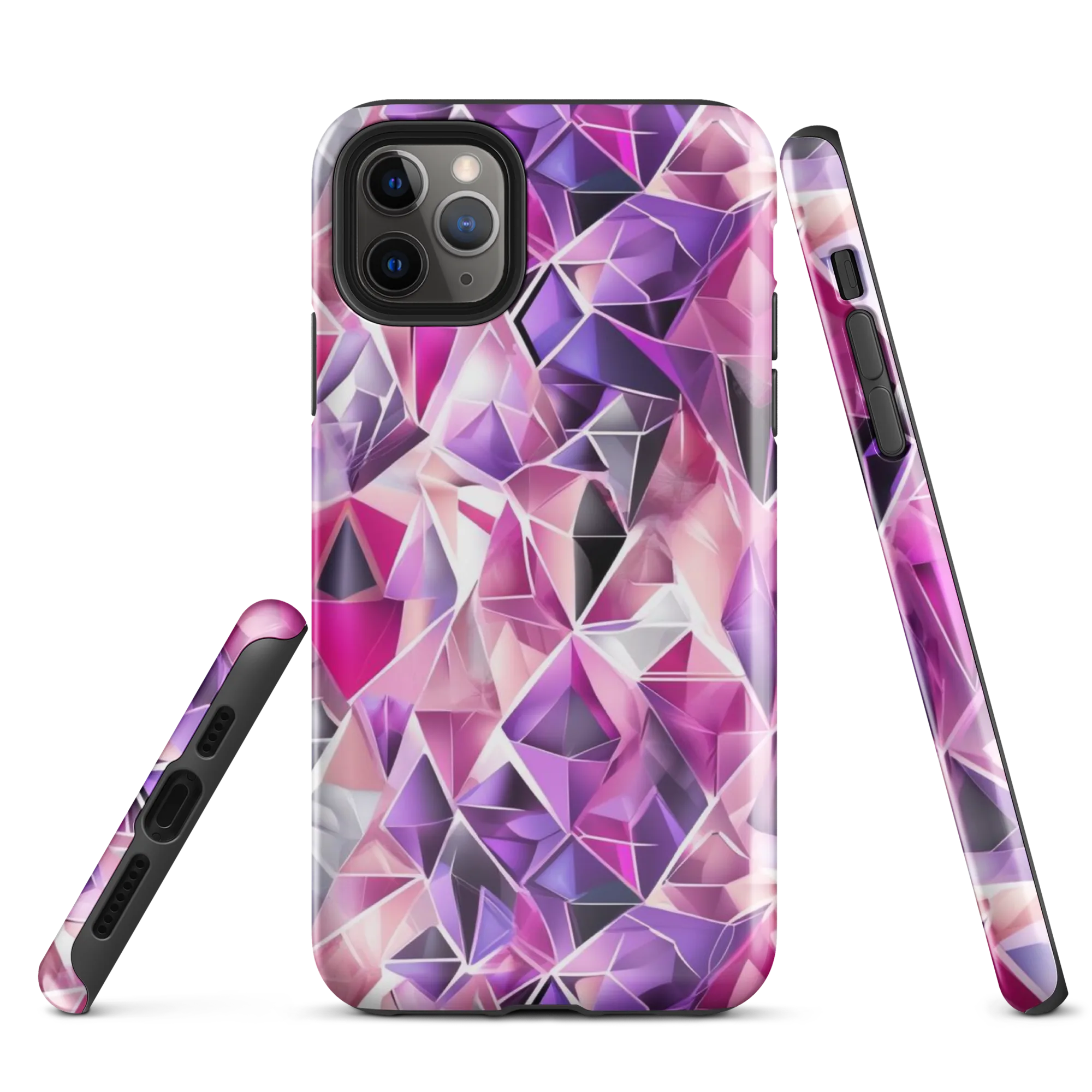 Amethyst Static on Tough Case for iPhone® — Front
