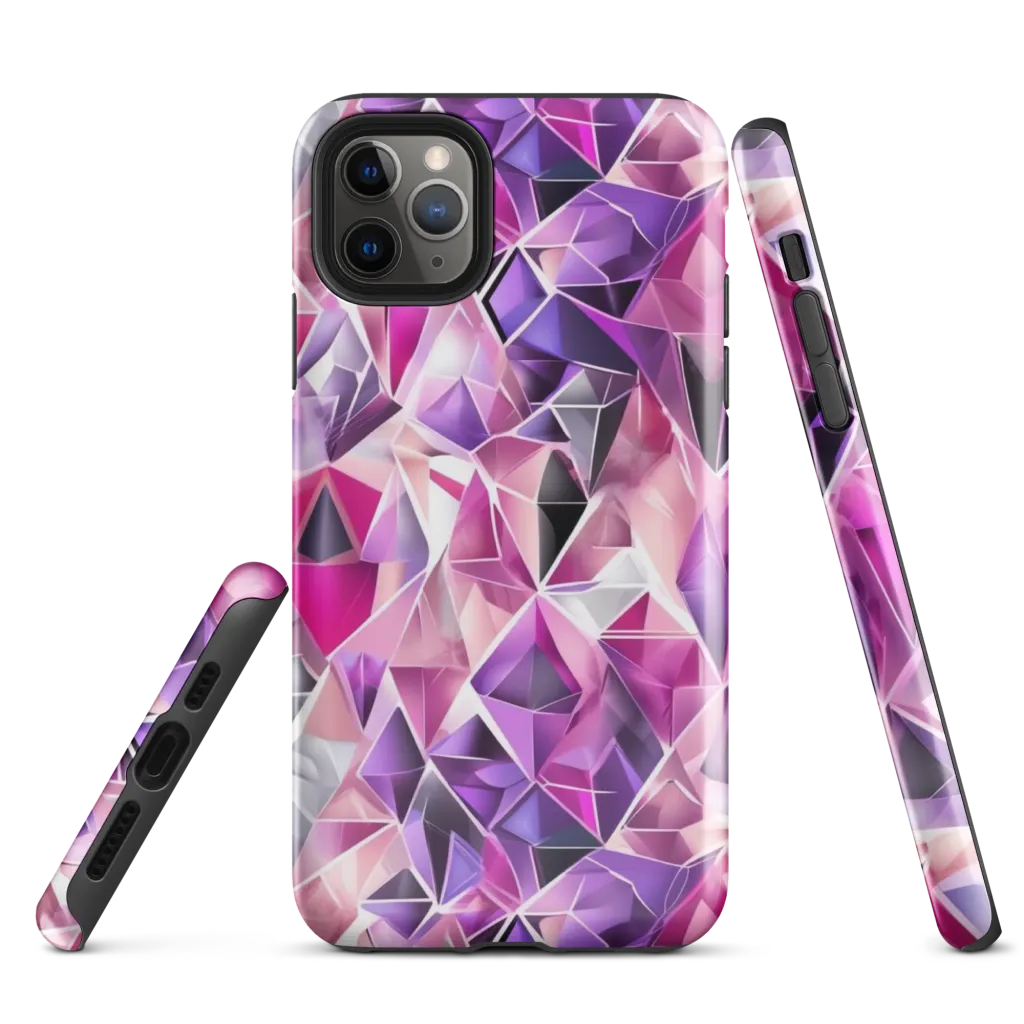 Amethyst Static on Tough Case for iPhone® — Front
