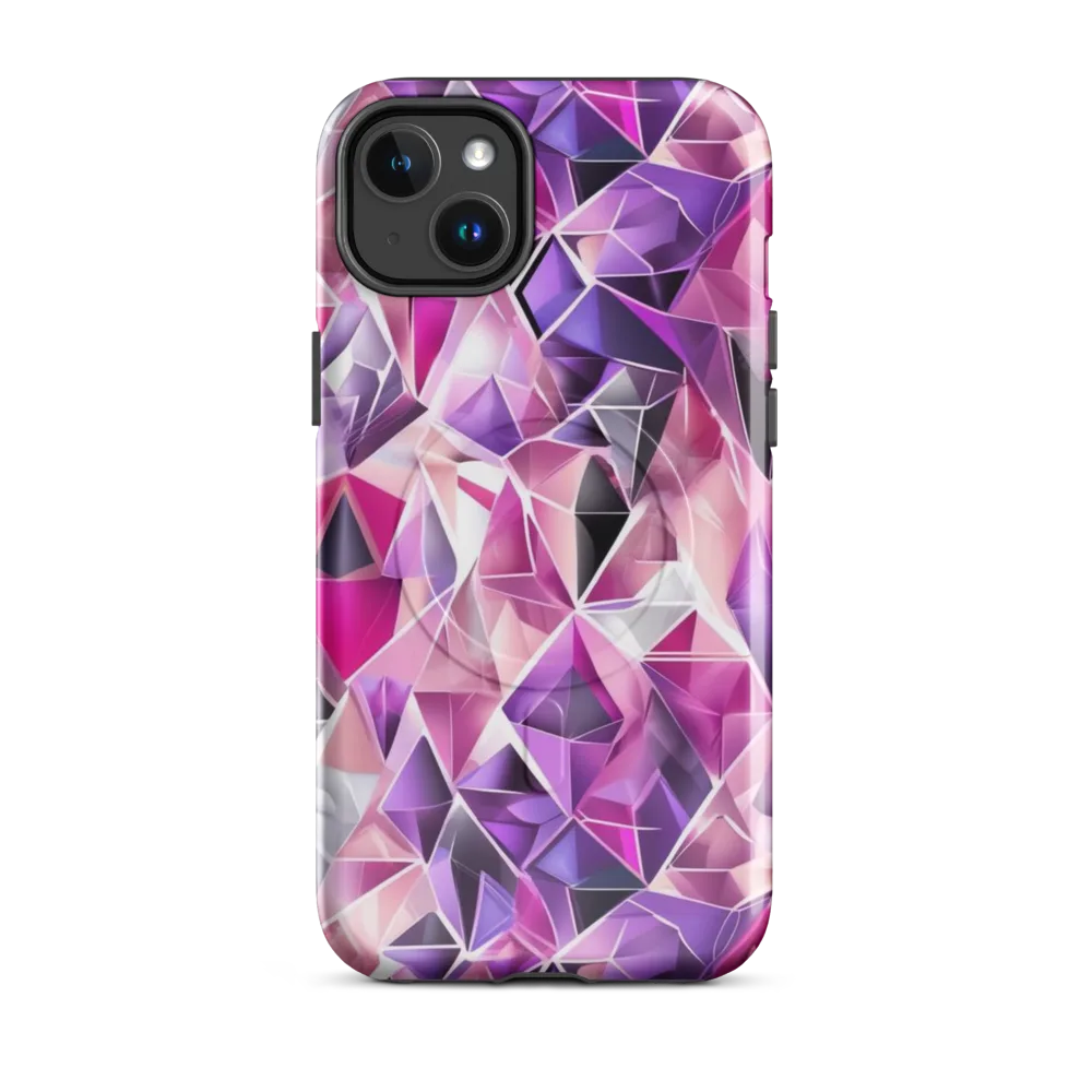 Amethyst Static on MagSafe Tough Case for iPhone® — Front