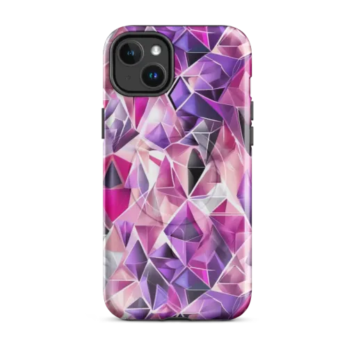 Amethyst Static on a MagSafe Tough Case for iPhone®
