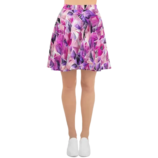 Amethyst Static on a Skater Skirt