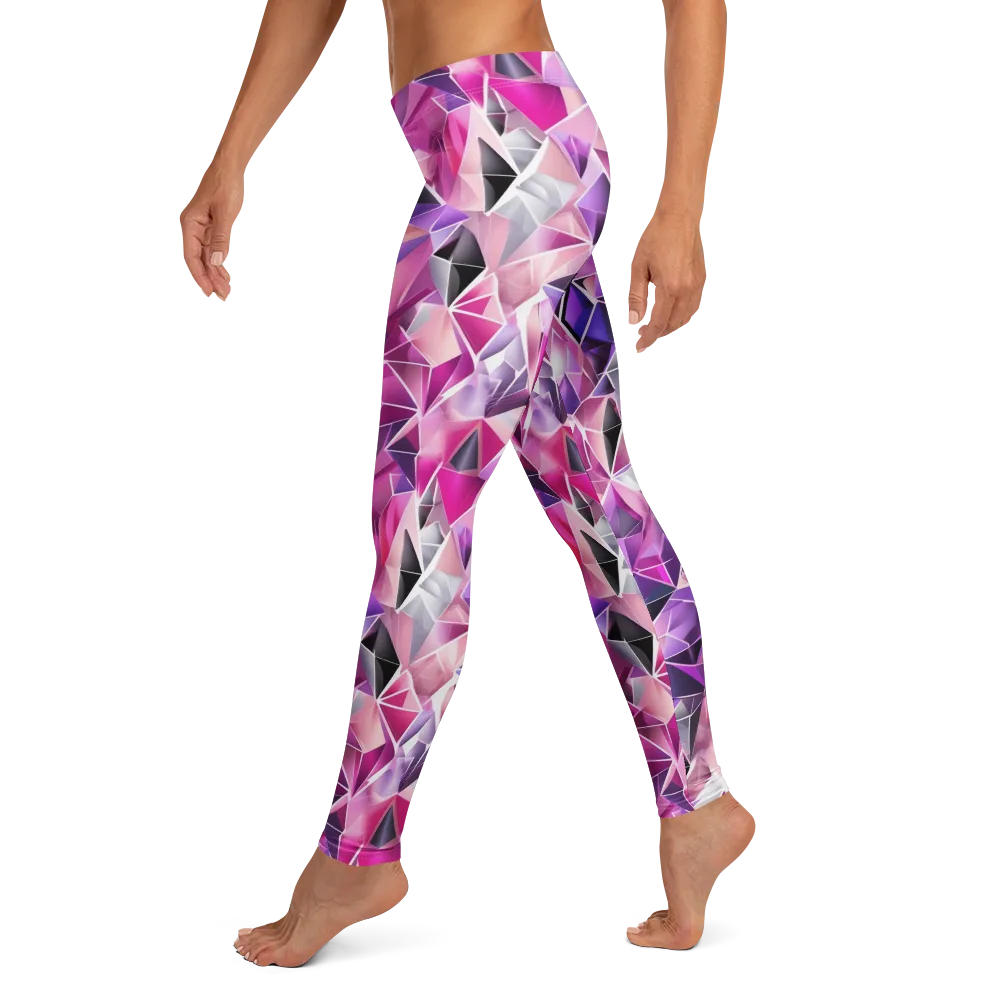 Amethyst Static on Leggings — Left