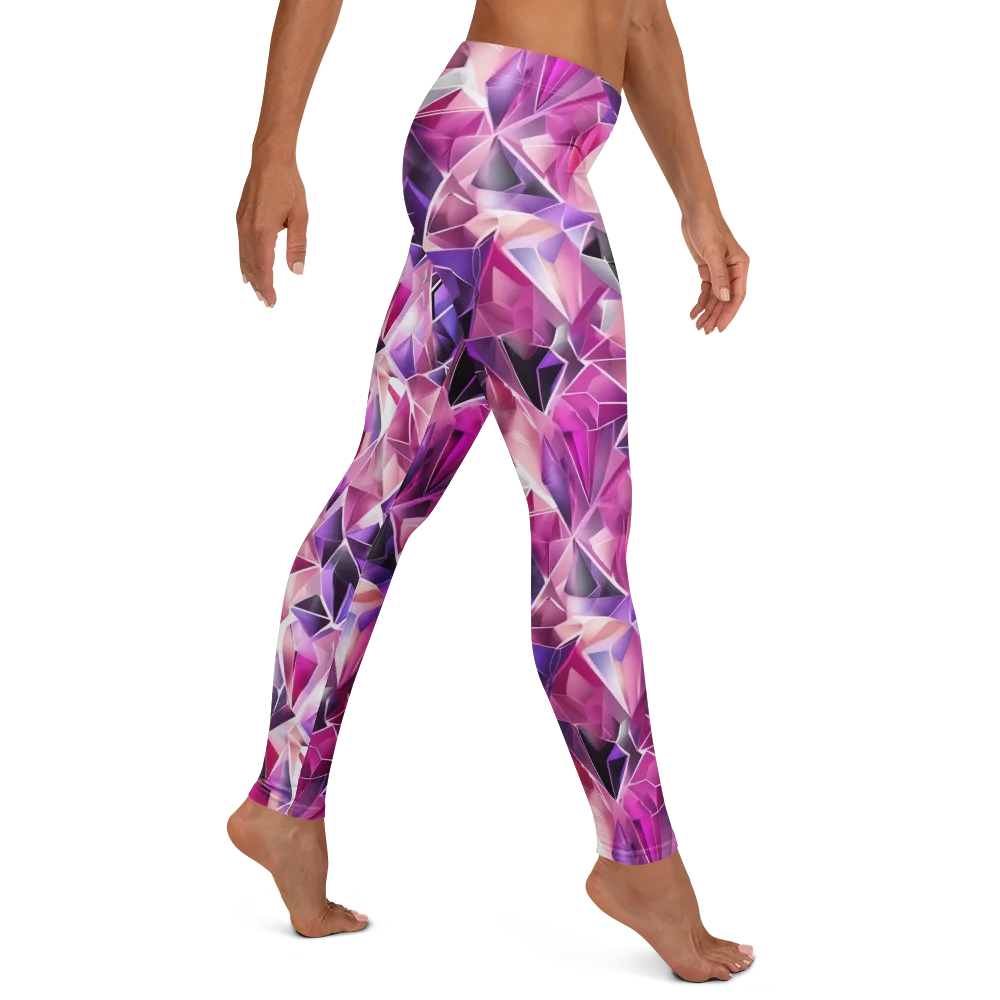 Amethyst Static on Leggings — Right