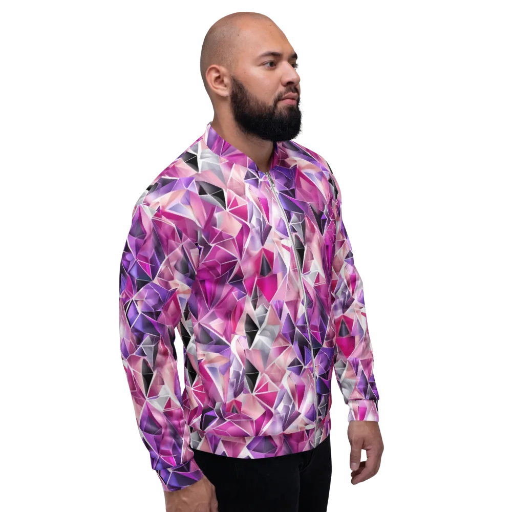 Amethyst Static on Bomber Jacket — Right