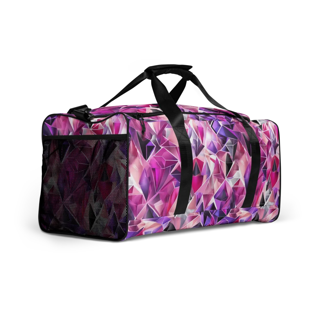 Amethyst Static on Duffle Bag — Right Front