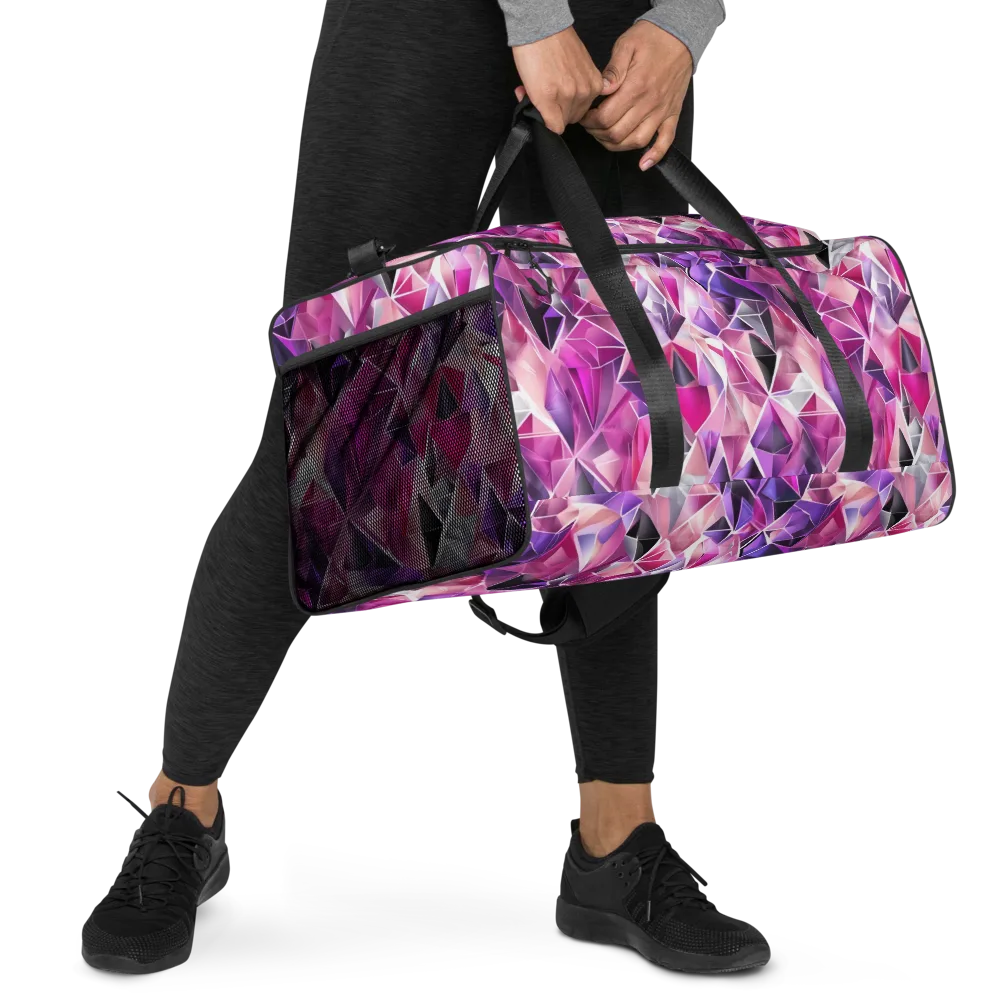 Amethyst Static on Duffle Bag — Right Front
