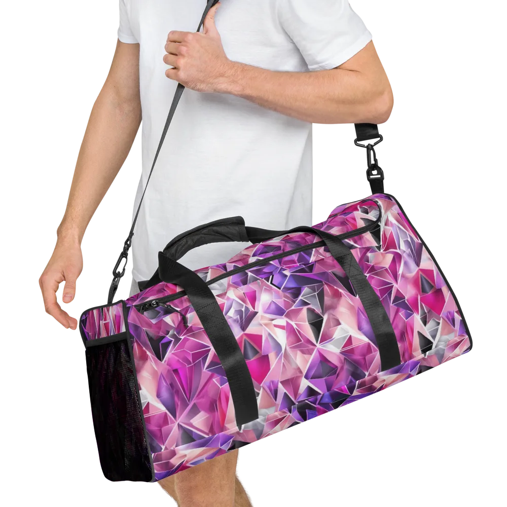Amethyst Static on Duffle Bag — Right Front