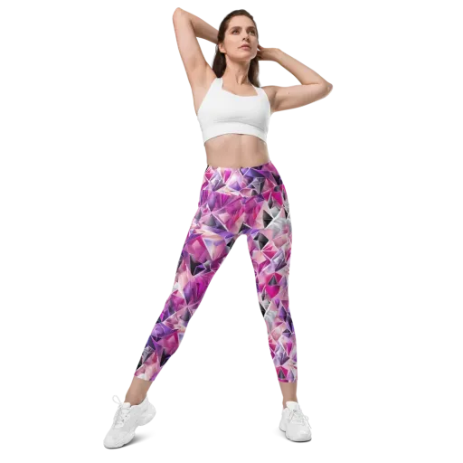 Amethyst Static on a Leggings with Pockets