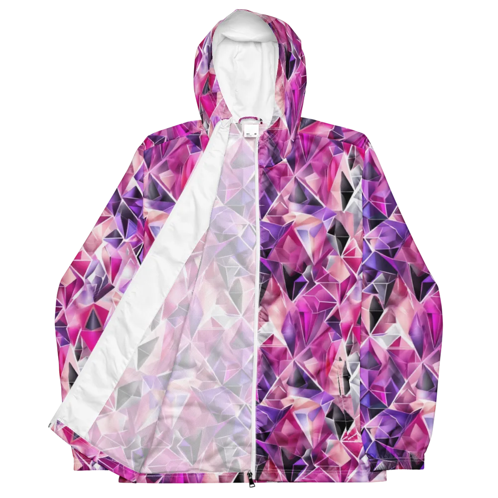 Amethyst Static on Men's Windbreaker — Front
