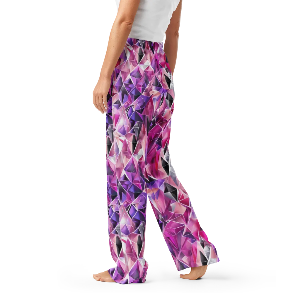 Amethyst Static on Women's Pajama Pants — Left