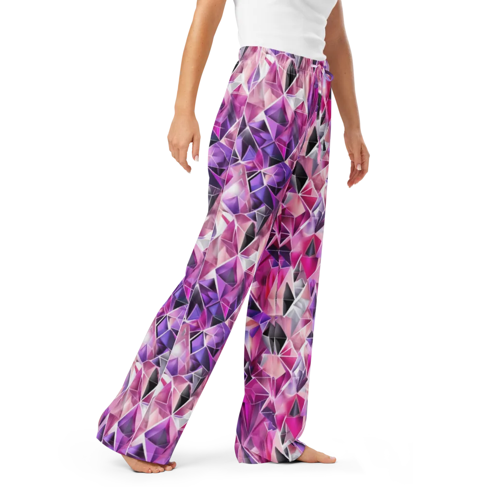 Amethyst Static on Women's Pajama Pants — Right Front