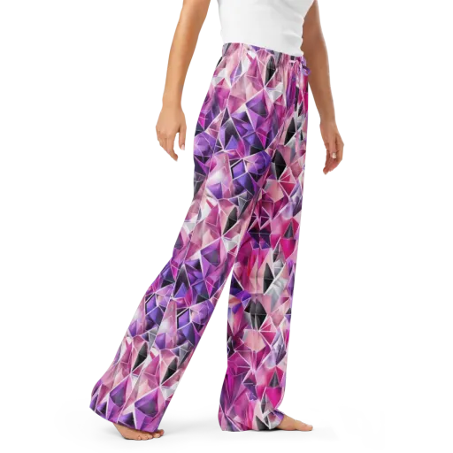 Amethyst Static on a Women's Pajama Pants