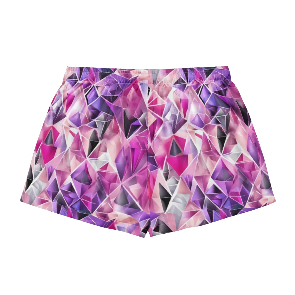 Amethyst Static on Women's Pajama Shorts — Back