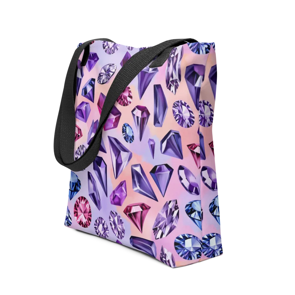 Violet Facets on Tote Bag — Front