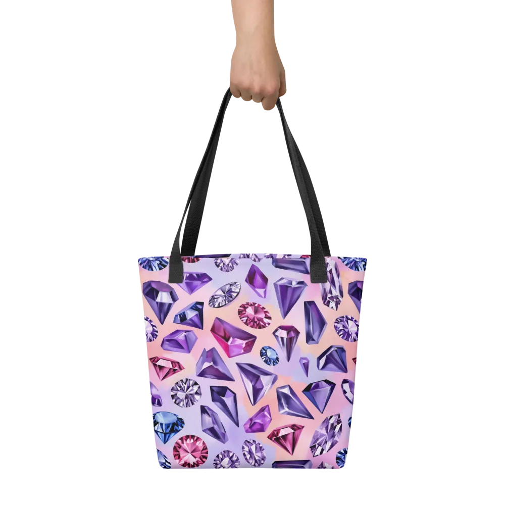 Violet Facets on Tote Bag — Front