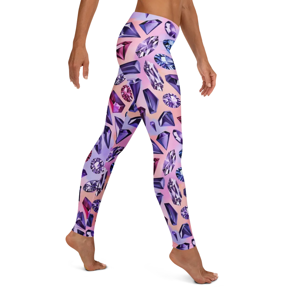 Violet Facets on Leggings — Right