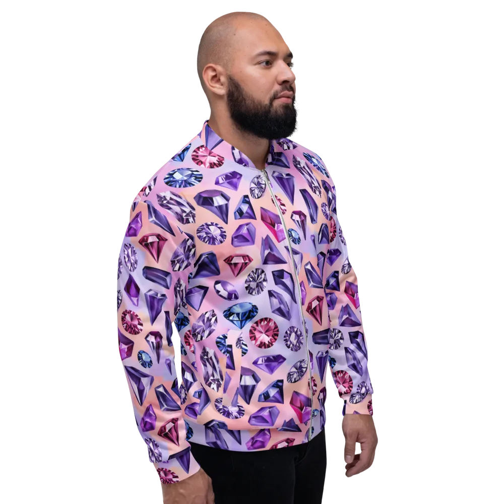 Violet Facets on Bomber Jacket — Right