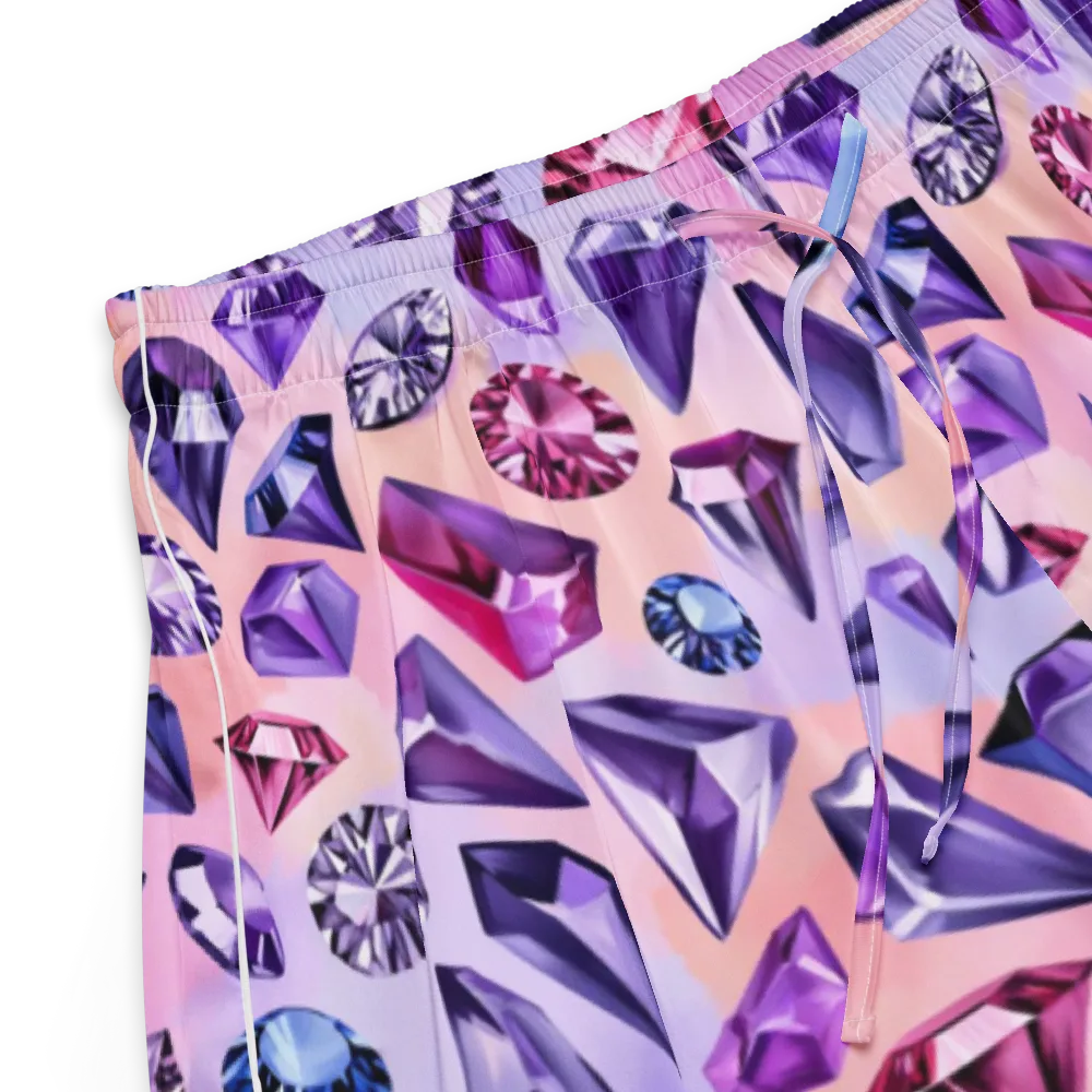 Violet Facets on Women's Pajama Shorts — Product details