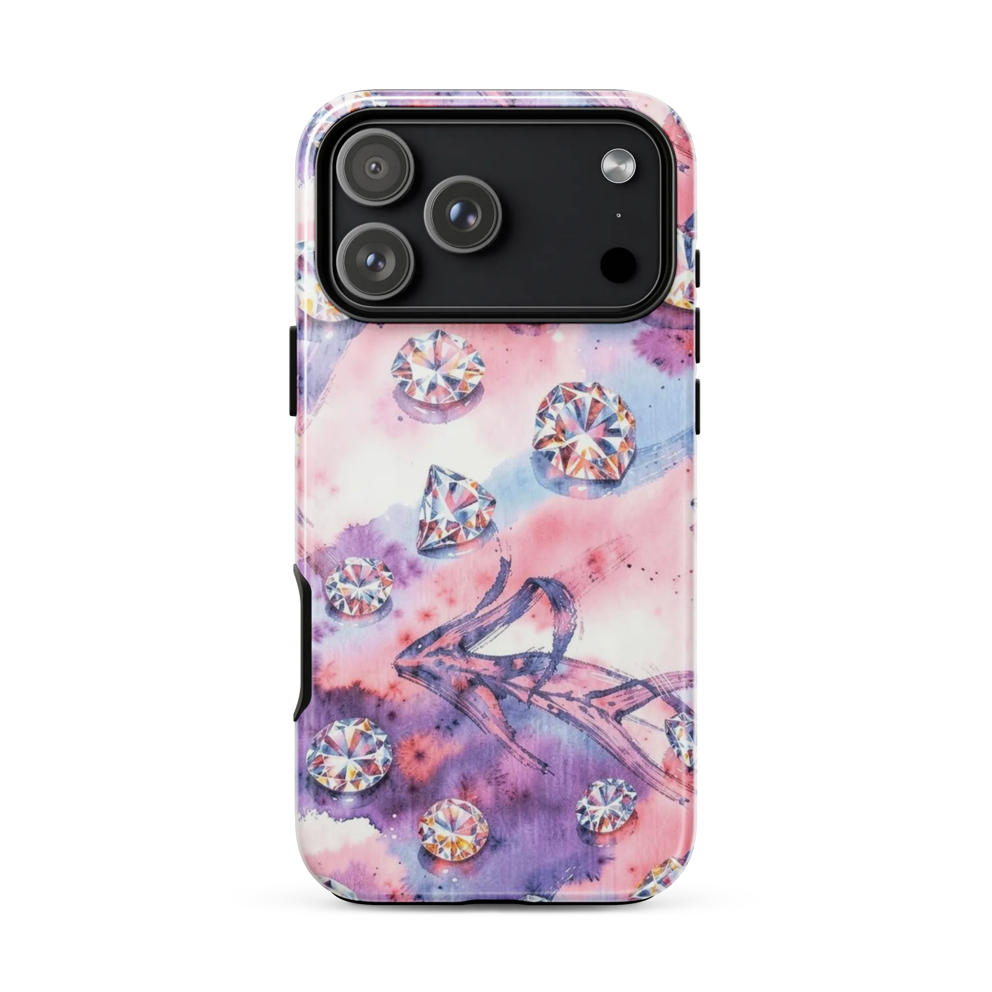 Diamond Watercolor on Tough Case for iPhone® — Front