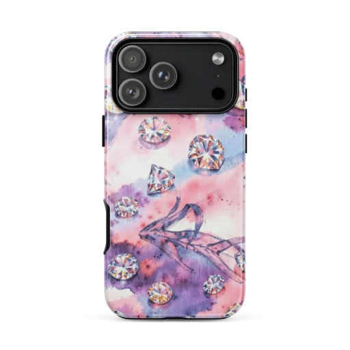 Diamond Watercolor on a Tough Case for iPhone®