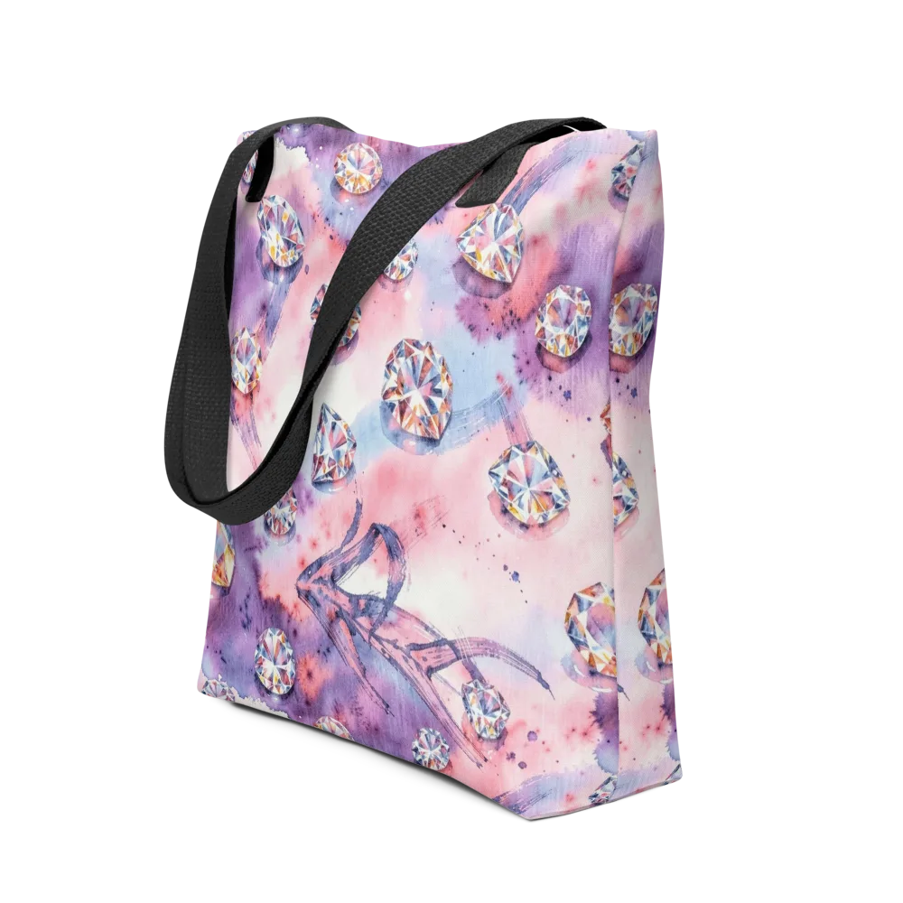 Diamond Watercolor on Tote Bag — Front