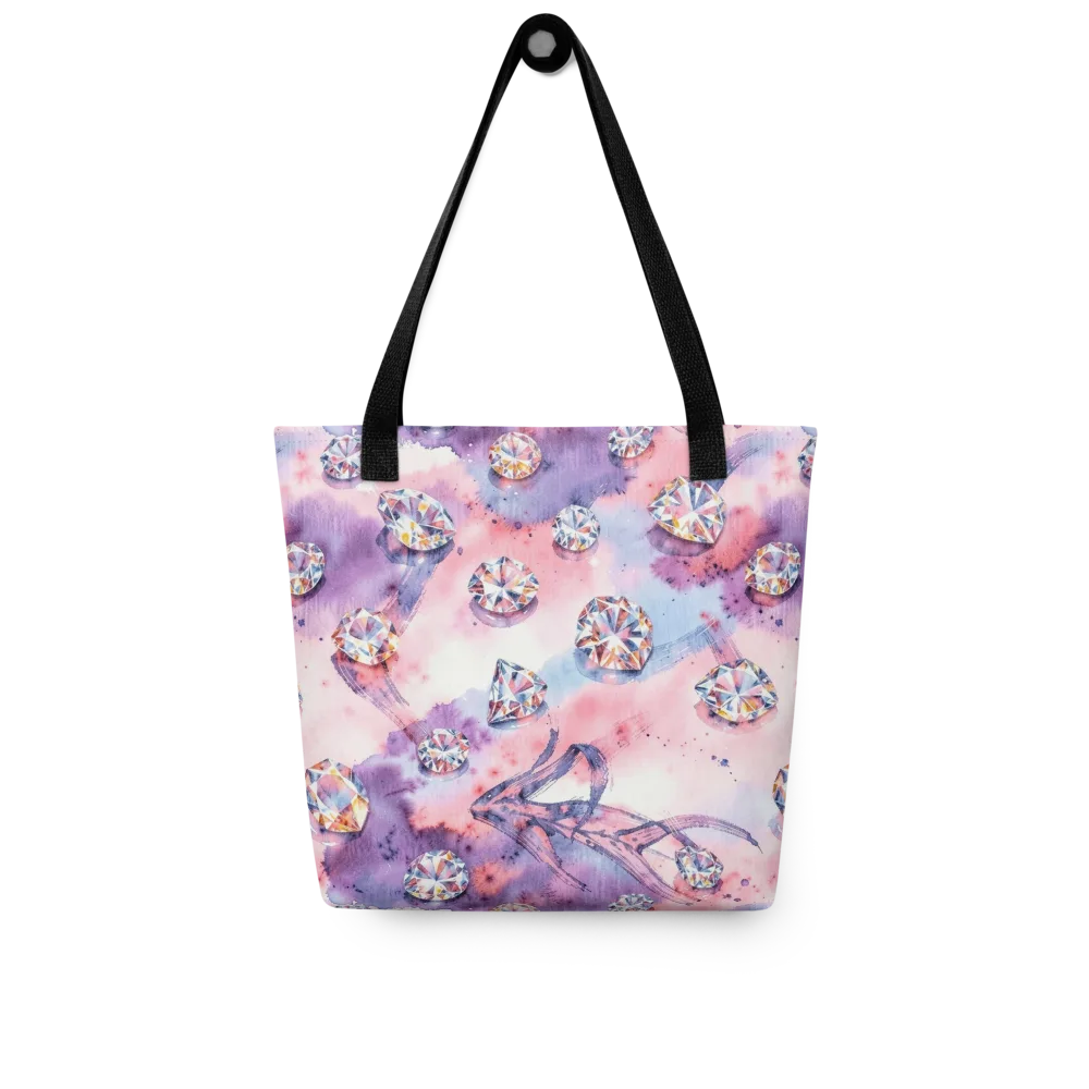 Diamond Watercolor on Tote Bag — Front