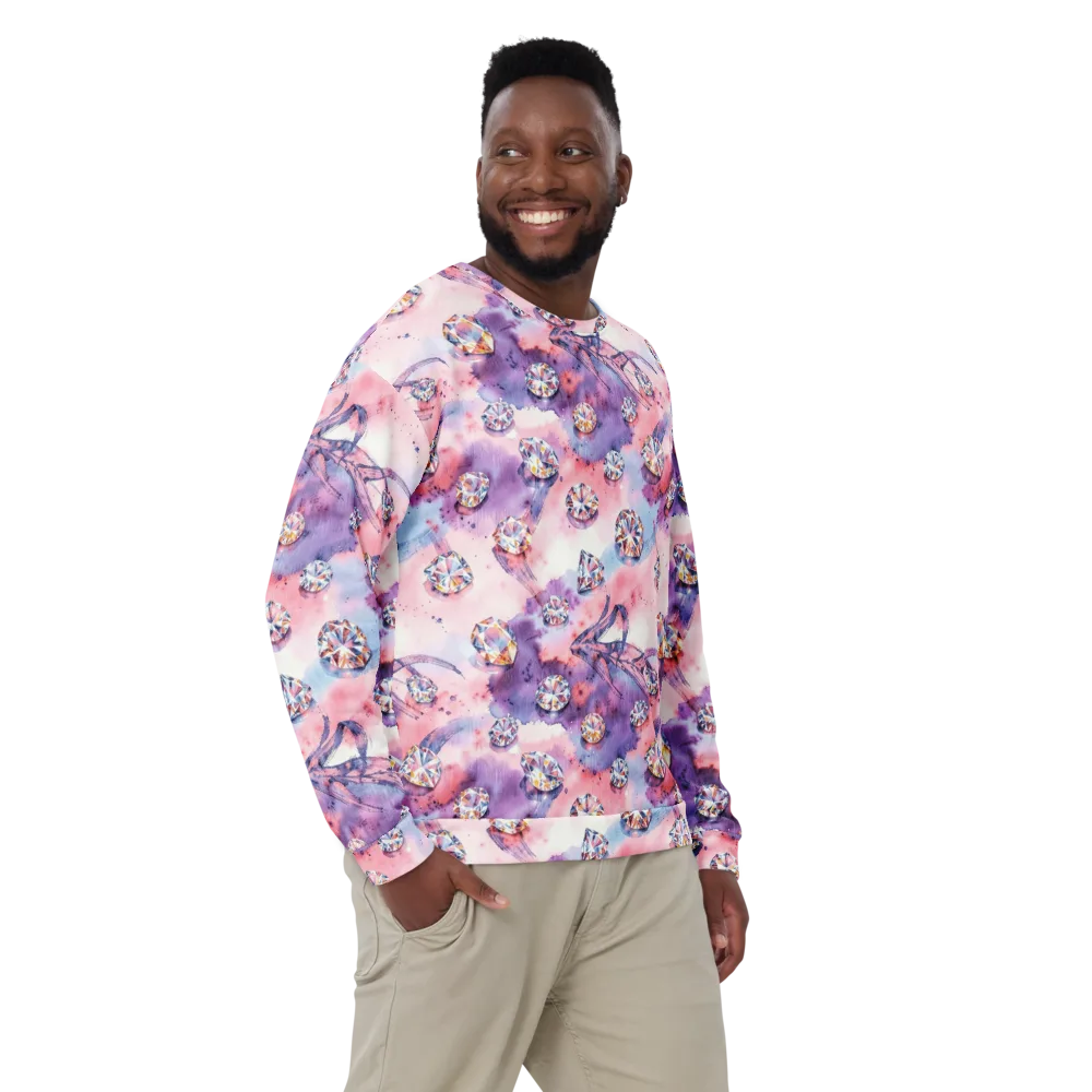 Diamond Watercolor on Sweatshirt — Front