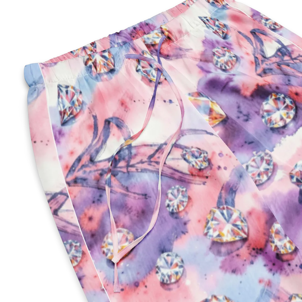 Diamond Watercolor on Women's Pajama Pants — Product details