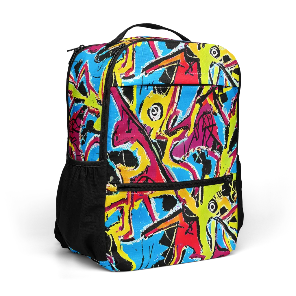 Electric Fossils on Utility Backpack — Right Front