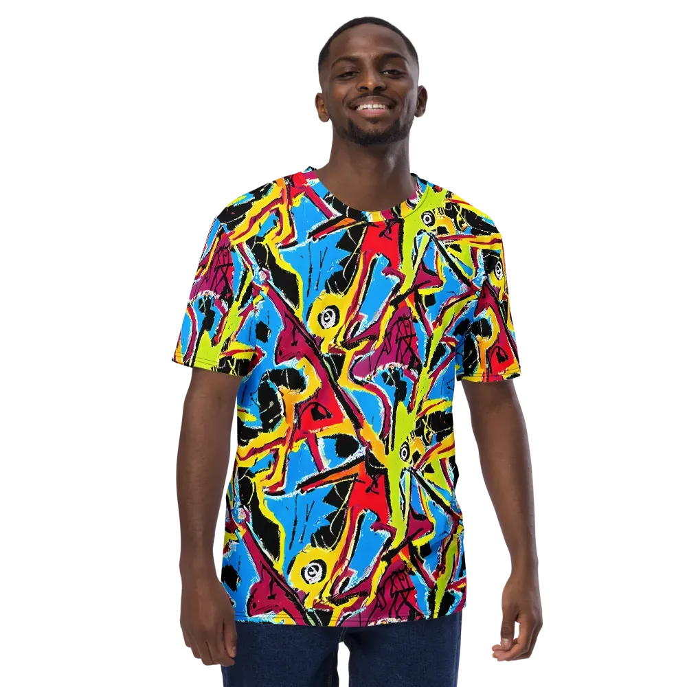 Electric Fossils on Men's Crew Neck T-Shirt — Front