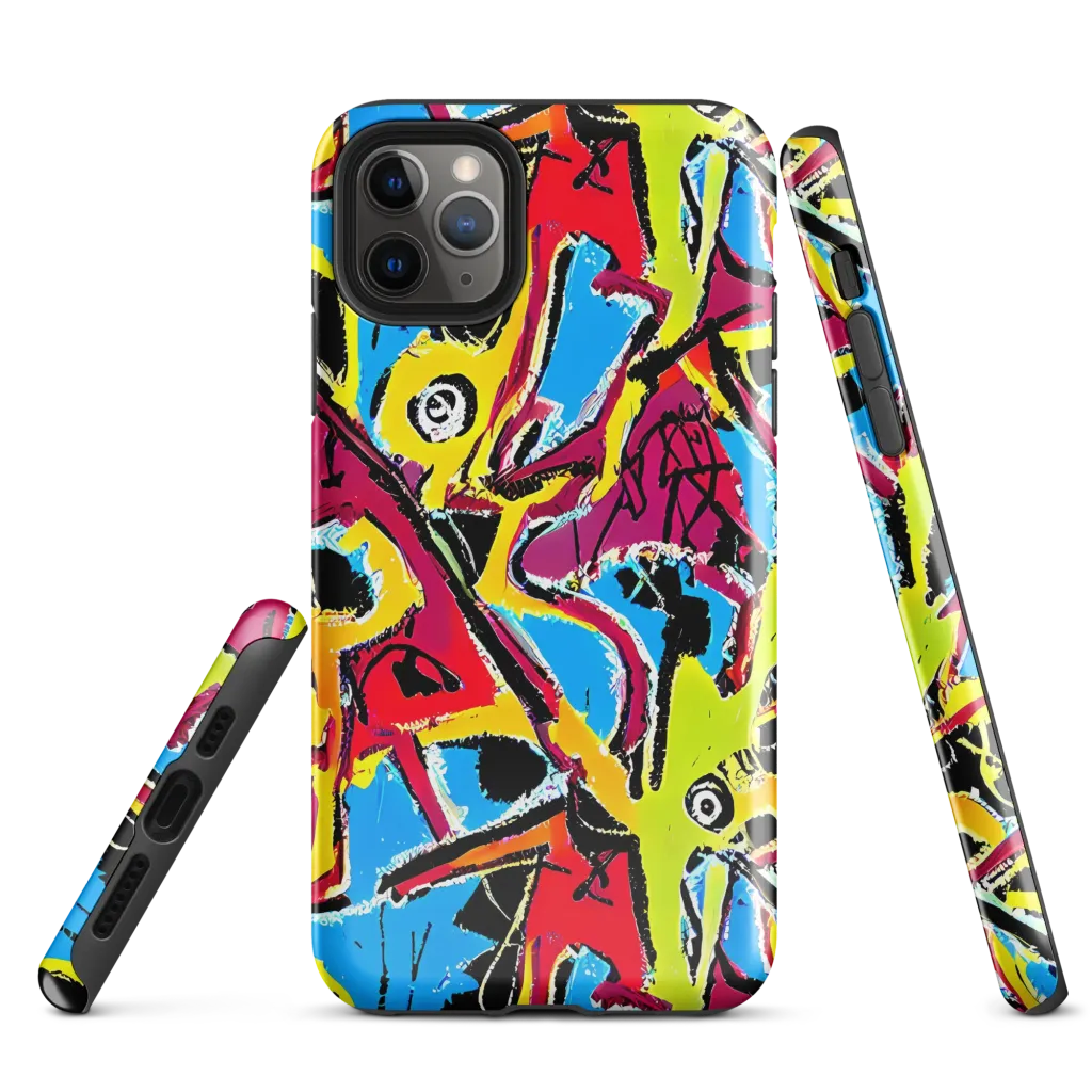 Electric Fossils on Tough Case for iPhone® — Front