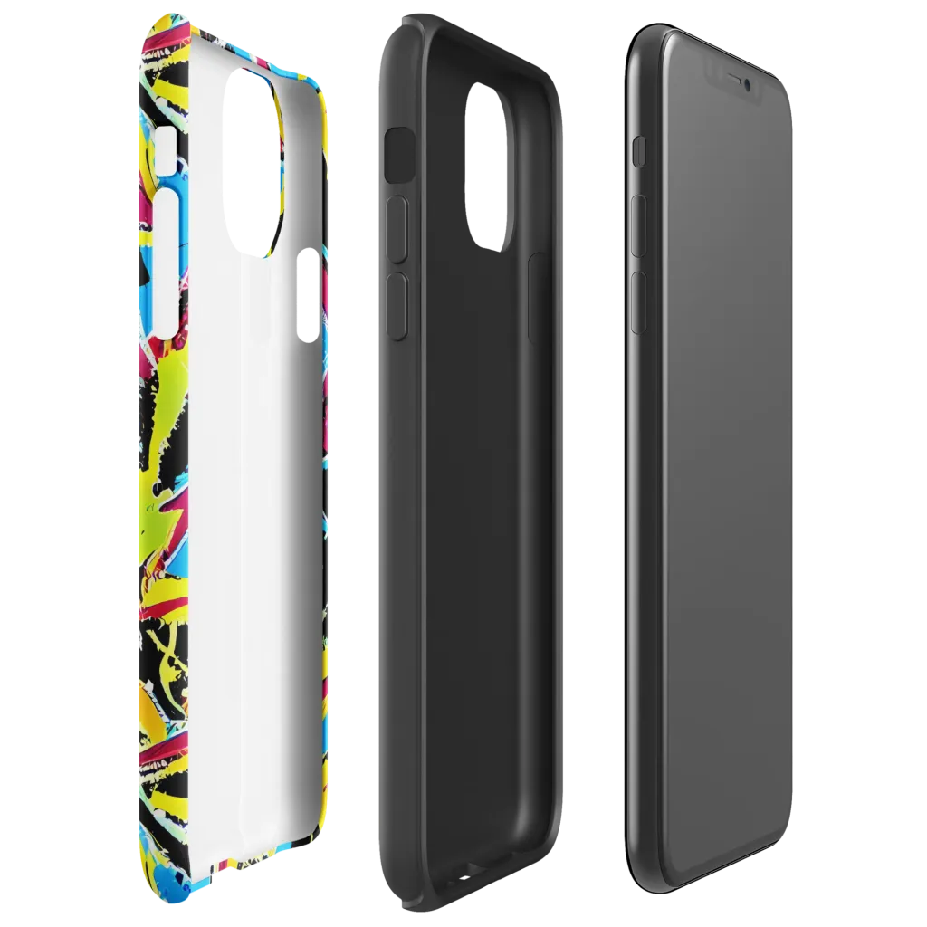 Electric Fossils on Tough Case for iPhone® — Right