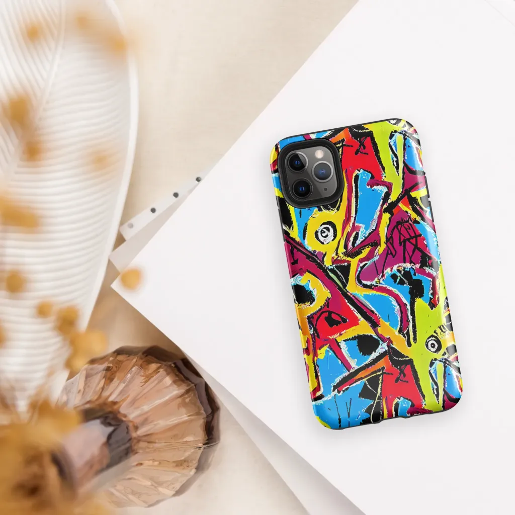 Electric Fossils on Tough Case for iPhone® — Front