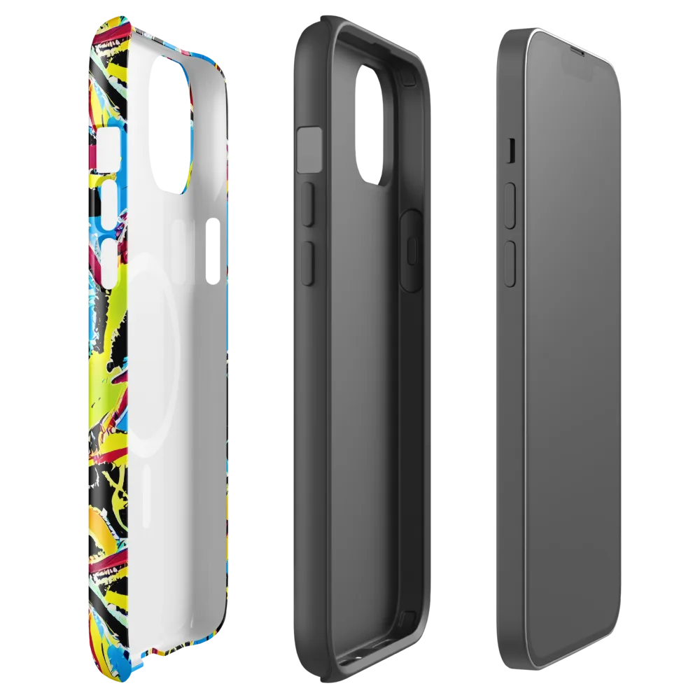Electric Fossils on MagSafe Tough Case for iPhone® — Front