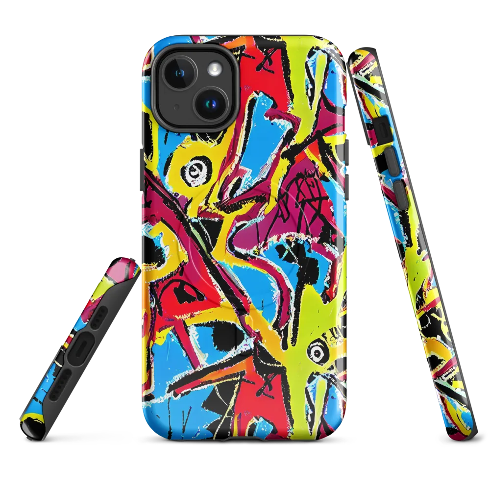 Electric Fossils on MagSafe Tough Case for iPhone® — Front