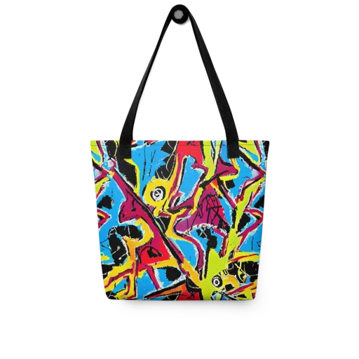 Electric Fossils on a Tote Bag