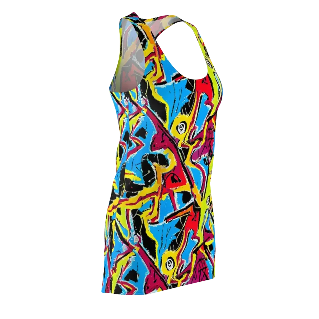 Electric Fossils on Racerback Dress — Front Side