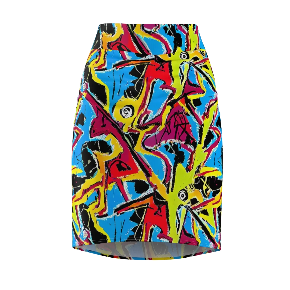 Electric Fossils on Pencil Skirt — Front