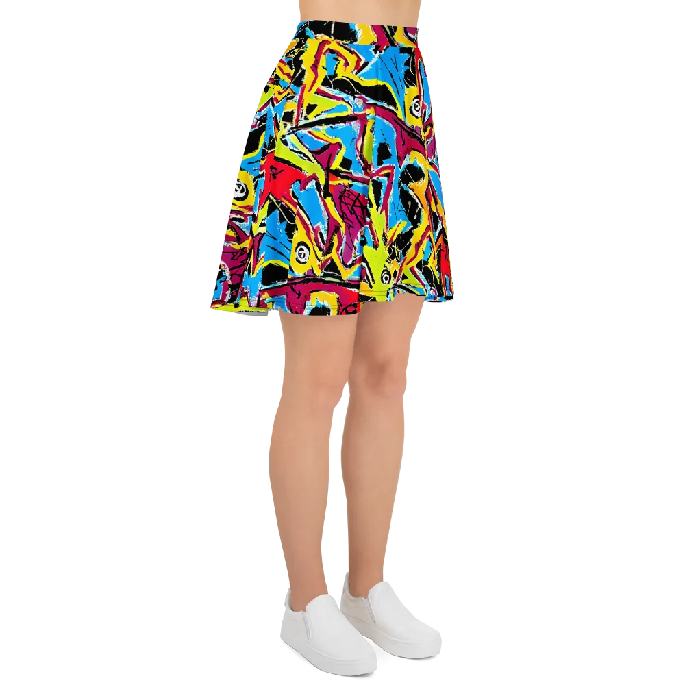 Electric Fossils on Skater Skirt — Right