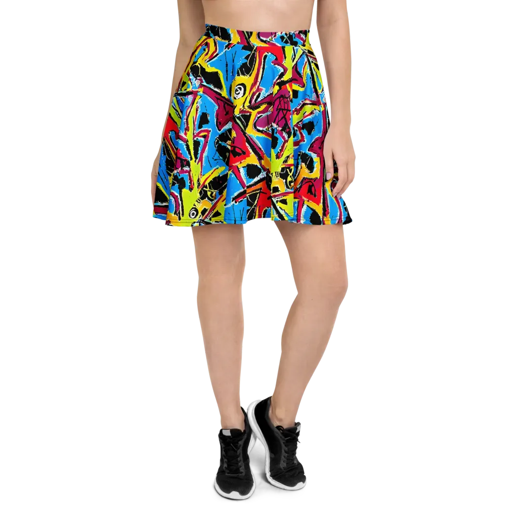 Electric Fossils on Skater Skirt — Front