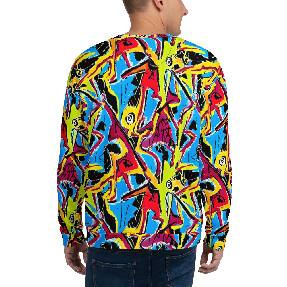 Electric Fossils on Sweatshirt — Back