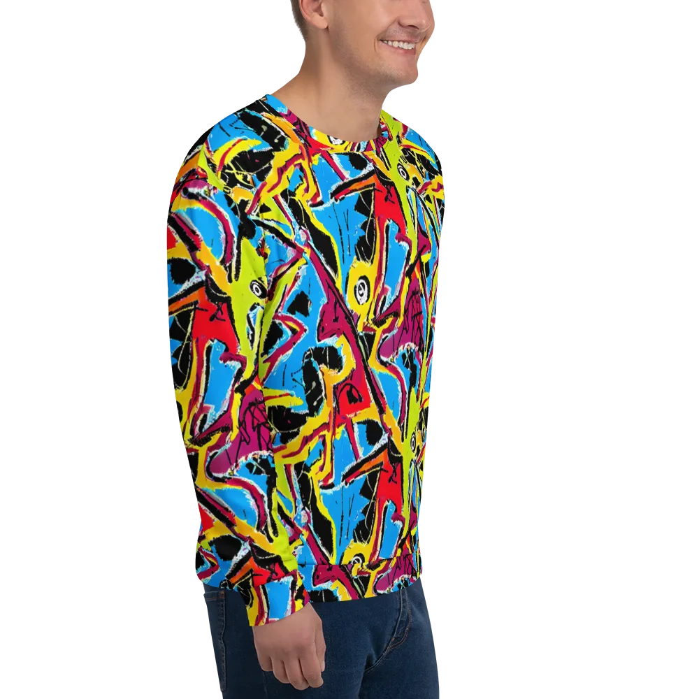 Electric Fossils on Sweatshirt — Right Front