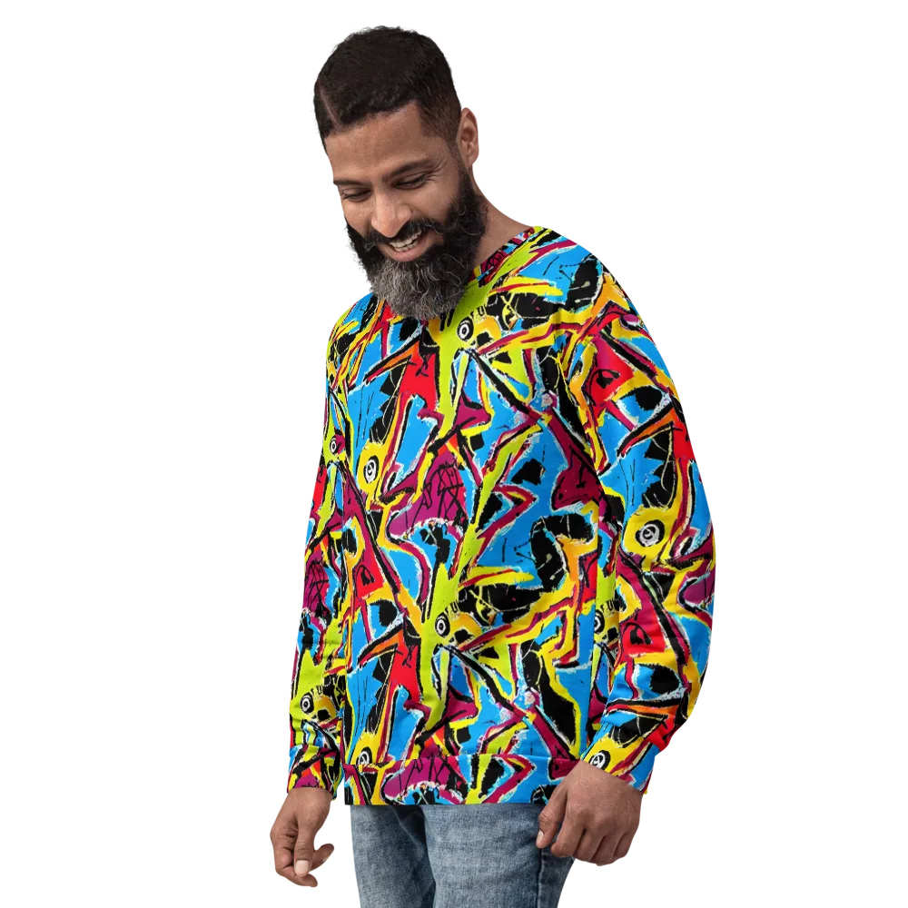 Electric Fossils on Sweatshirt — Left Front