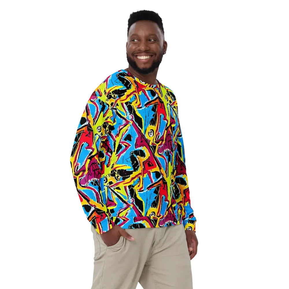 Electric Fossils on Sweatshirt — Front