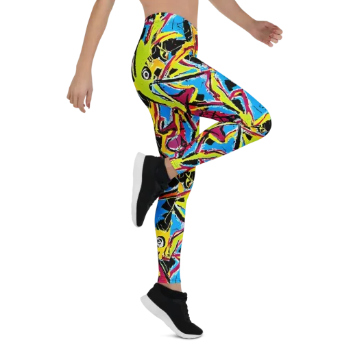 Electric Fossils on a Leggings