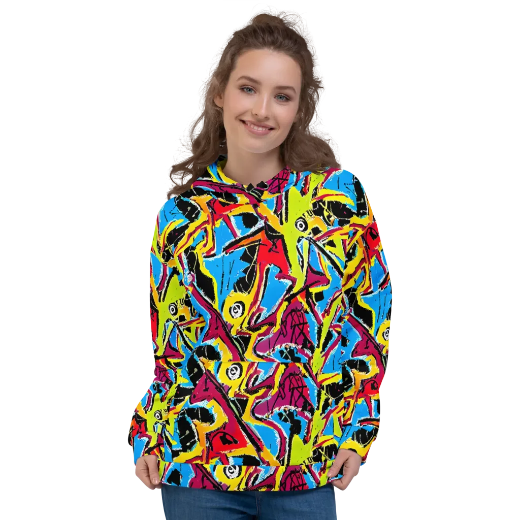 Electric Fossils on Hoodie — Front