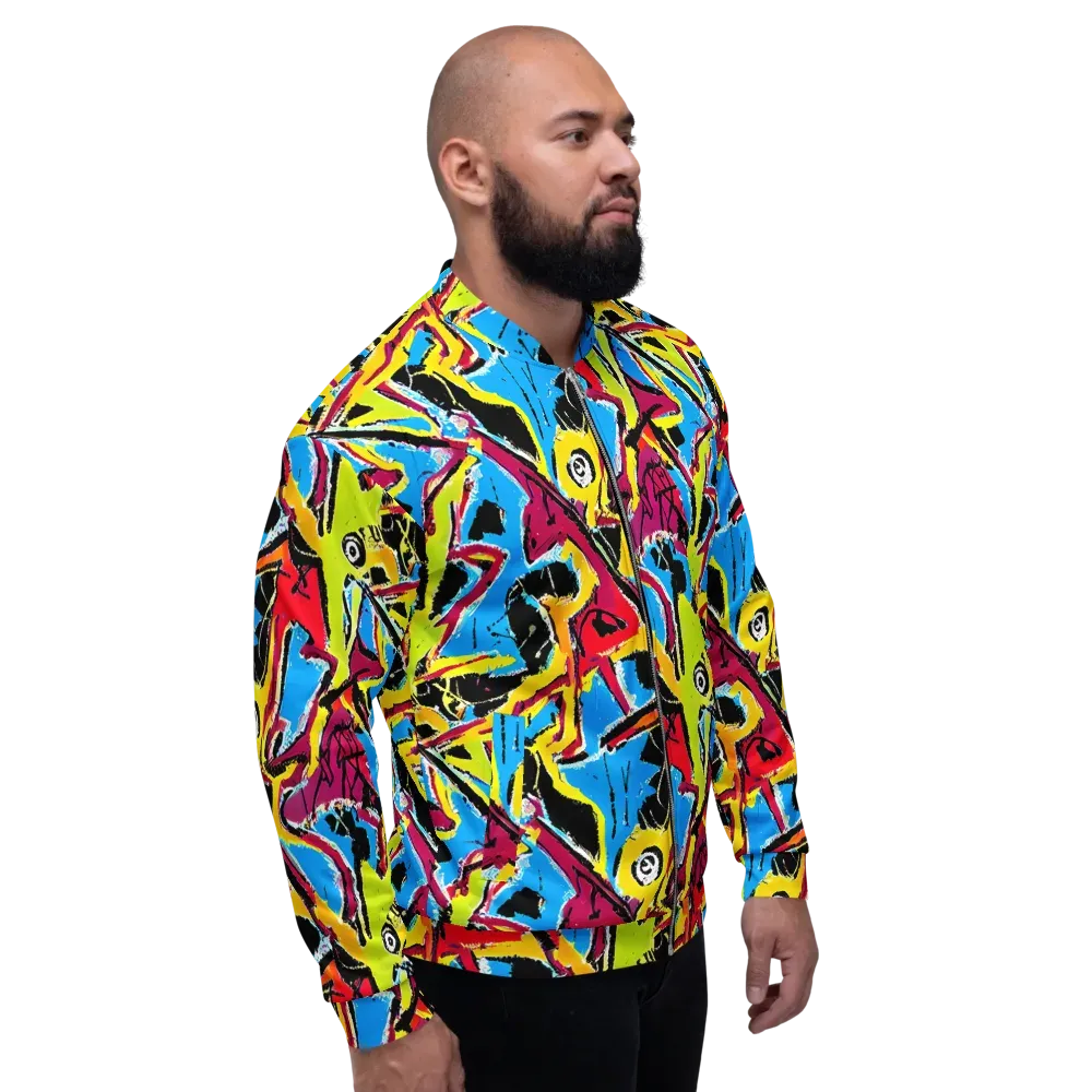 Electric Fossils on Bomber Jacket — Right