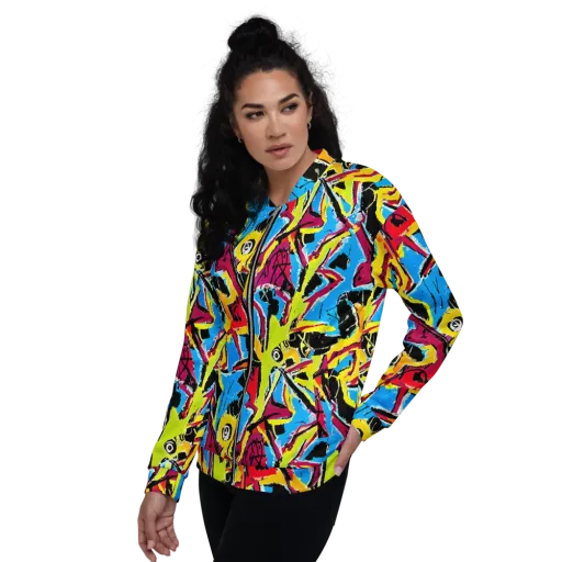 Electric Fossils on a Bomber Jacket