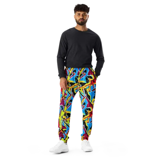 Electric Fossils on a Men's Joggers