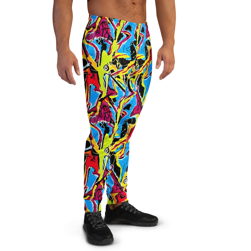 Electric Fossils on Men's Joggers — Right